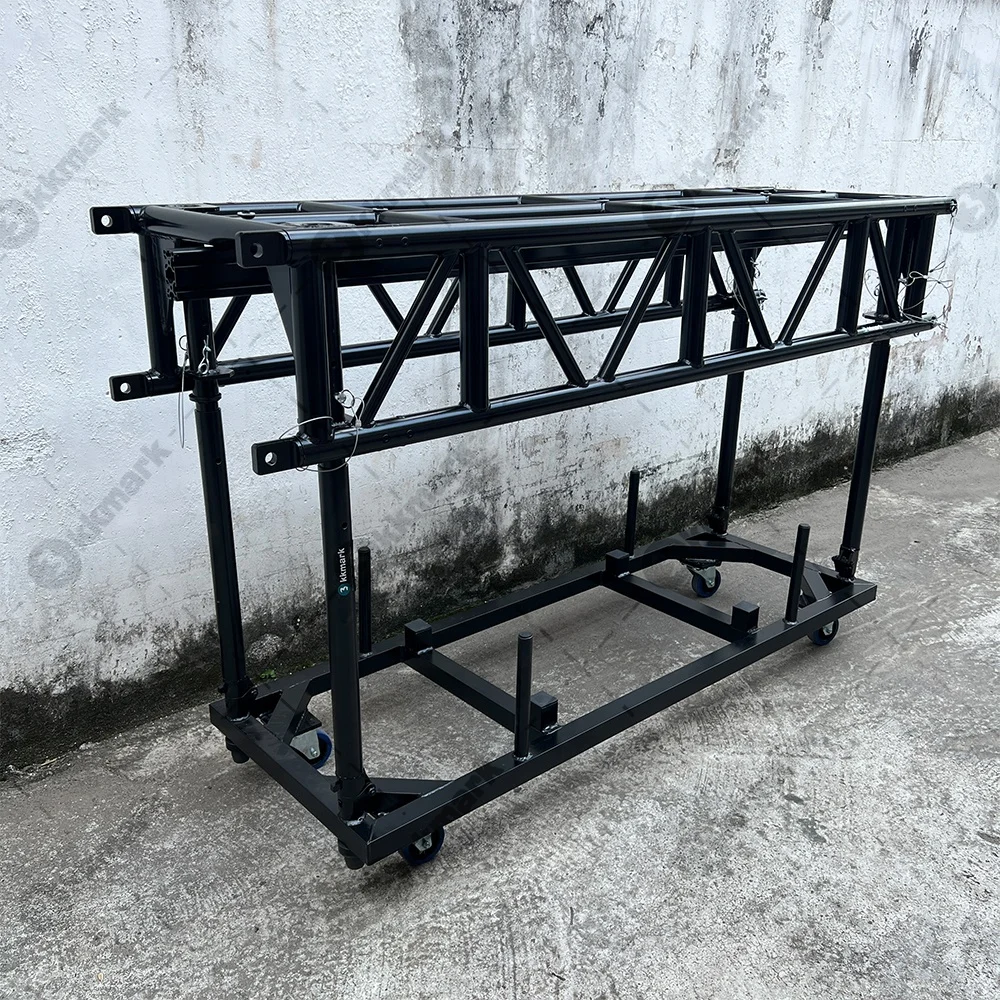Kkmark Nuovo 5ft 8ft 9ft 10ft Pre Rigging Trussing System Gambe telescopiche estese Schermo LED Luci a testa mobile PRT Pre Rig Truss