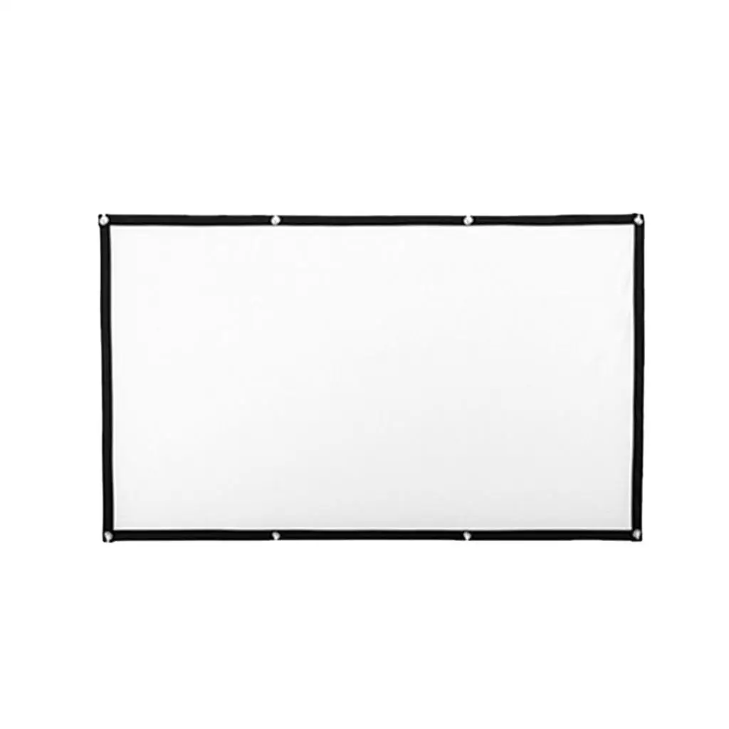 

Projector Screen, Portable Video Screen Widescreen, Foldable Anti-Crease