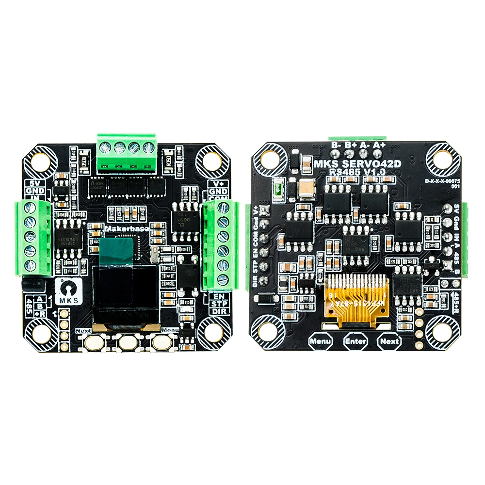 Imagem -02 - Controlador do Motorista Servo Makerbase Nema 17 Movimentação do Motor Deslizante do Laço Fechado Rs485 Pode 256 Microstep Microstep Mks Servo42d