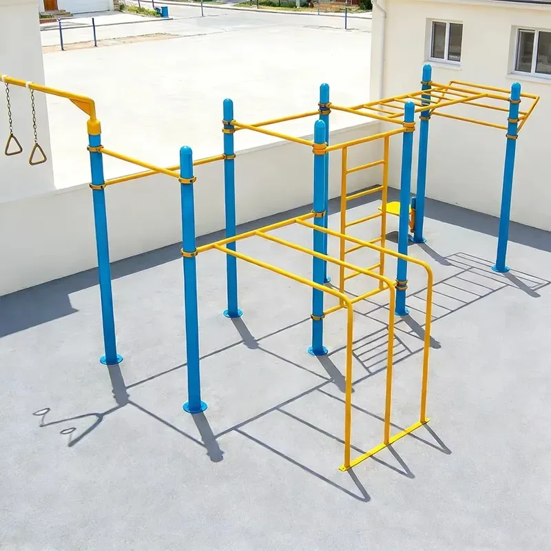 Multifunctional Youth Fitness Station for Public Park Outdoor Equipment