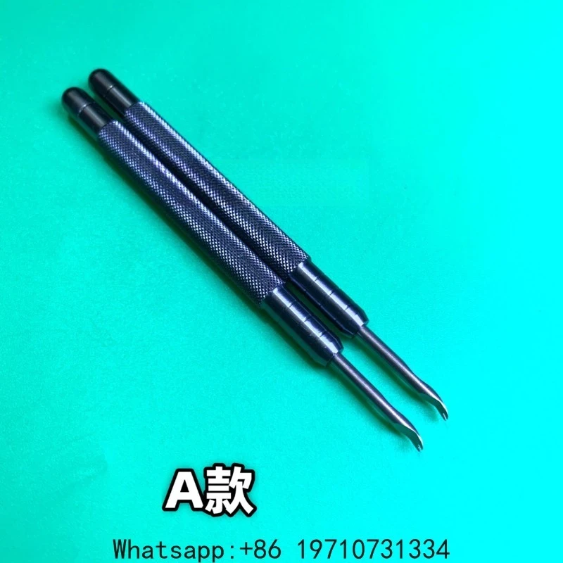 Watch hand removal tool set for hour second hand prying lifter remover