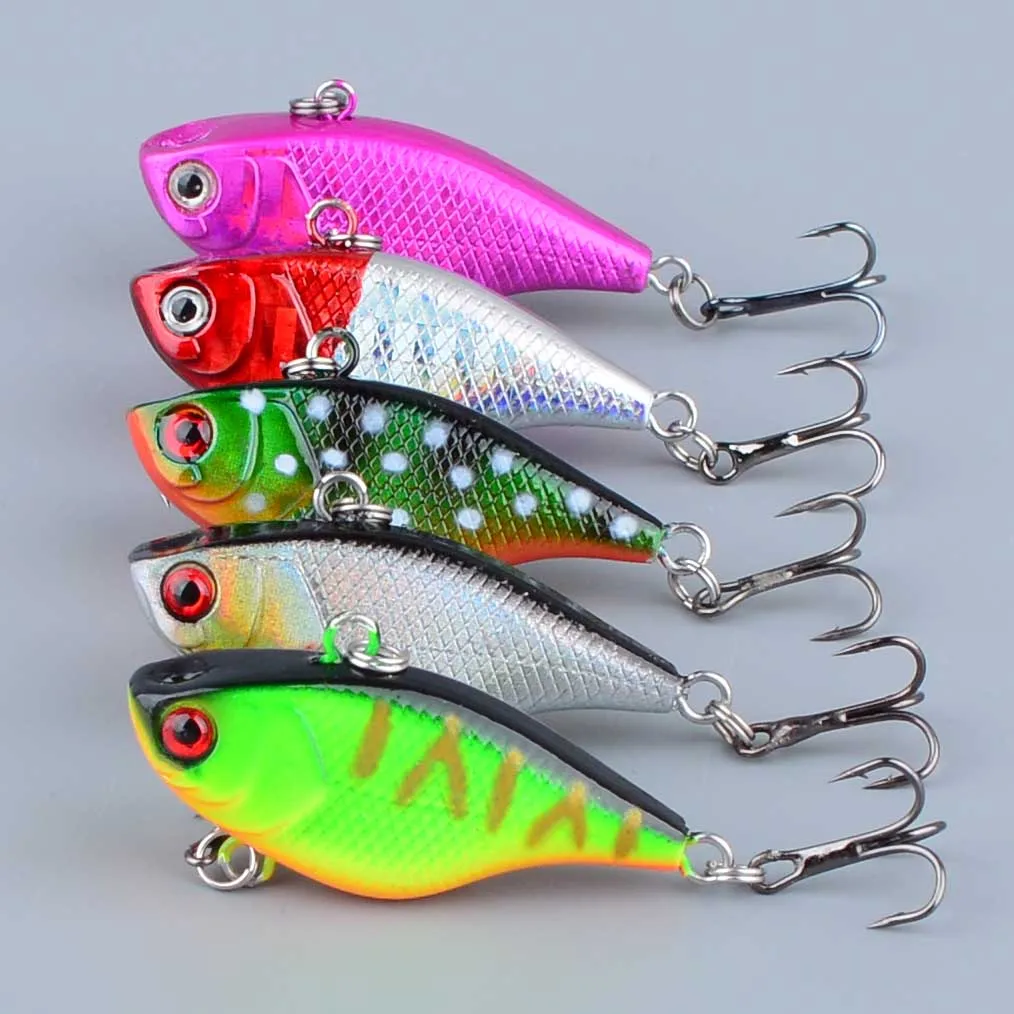 1Pc Mini VIB Fishing Lure Swim Minnow Wobbler Hard Bait  Art