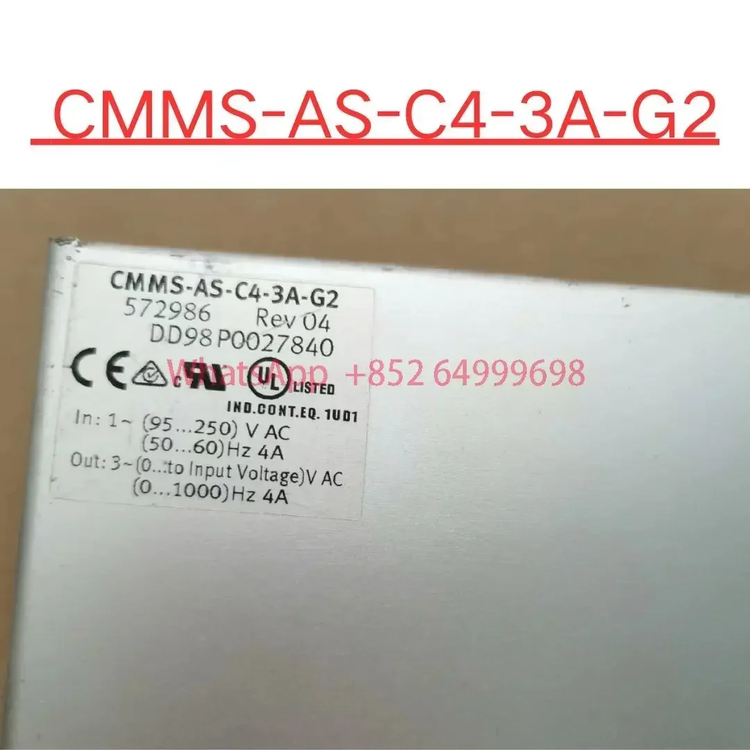 

Second-hand CMMS-AS-C4-3A-G2 servo driver Test OK