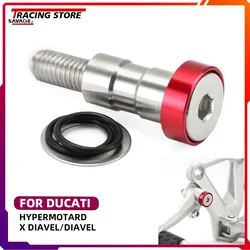 Perno de palanca de cambio de marchas para motocicleta, tornillo de Pedal de freno de pie, accesorios para DUCATI X Diavel 1260, 1260S, Hypermotard 950, 939, 820 SP