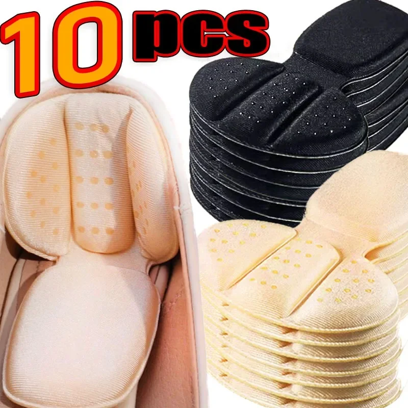 Women Reduce Pain Inserts Wear Resistant High Heels Back Sticker Foot Care Pad Adhesive Insole Heel Cushion Adjustable Patch