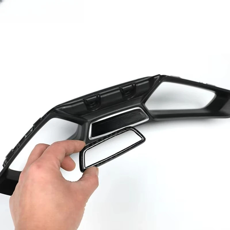 

Dry Carbon Front Seat Illuminated Emblem Surround for G82 M4 G87 M2 G80 M3 F98 F98 Seat trim pieces