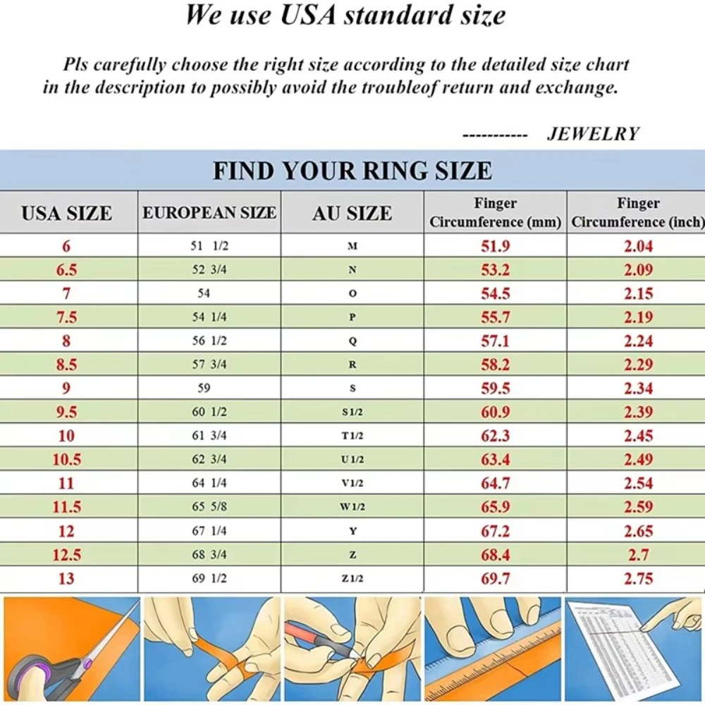 8MM Fashion Gold Color Men Stainless Steel Rings Unique Stone Inlay Engagement Wedding Band Jewelry Party Ring Accessories Gift