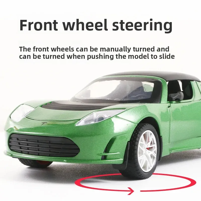 1:24 Space Sports Car High Simulation Diecast Metal Alloy Model Car Sound Light Pull Back Collection Kids Toy Gifts