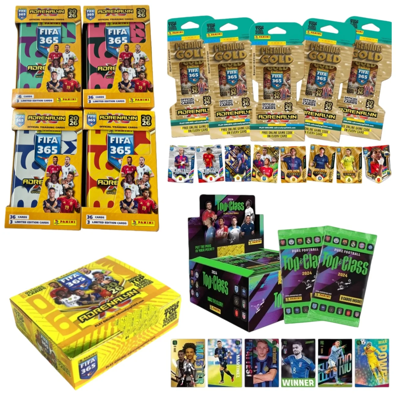 Panini 2026 FIFA 365 Football Star Cards | Limited Gold Cards & Autograph Card Chase | Collectible Trading Cards