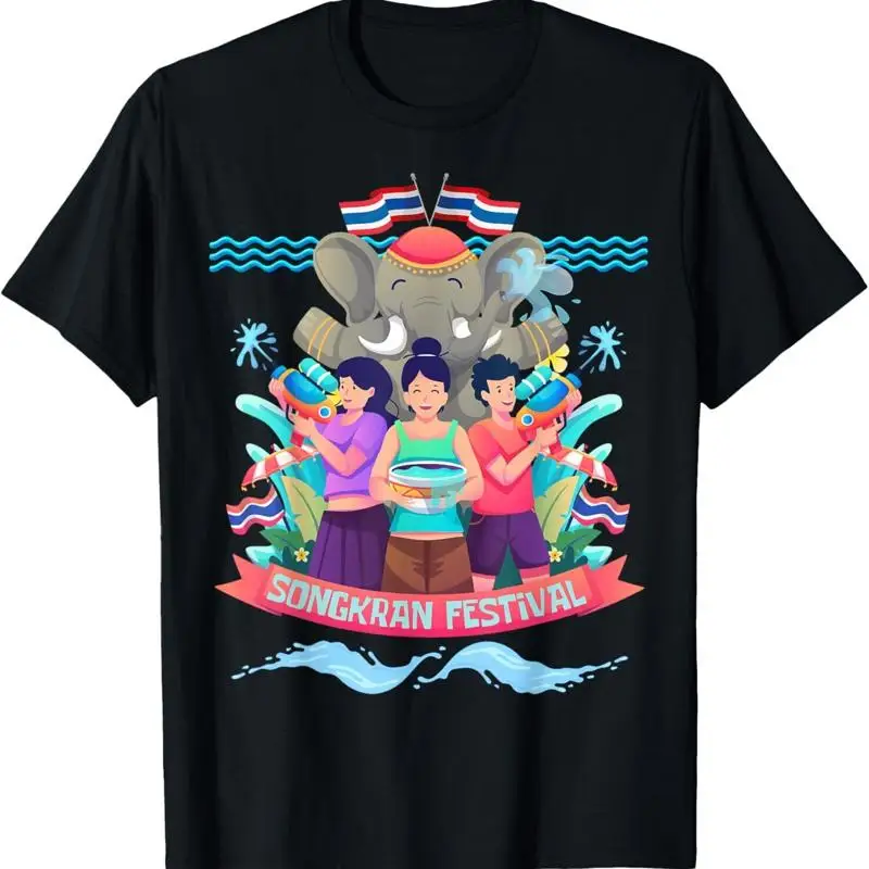 

Футболка из тайской культуры Songkran Festival of Water, Таиланд