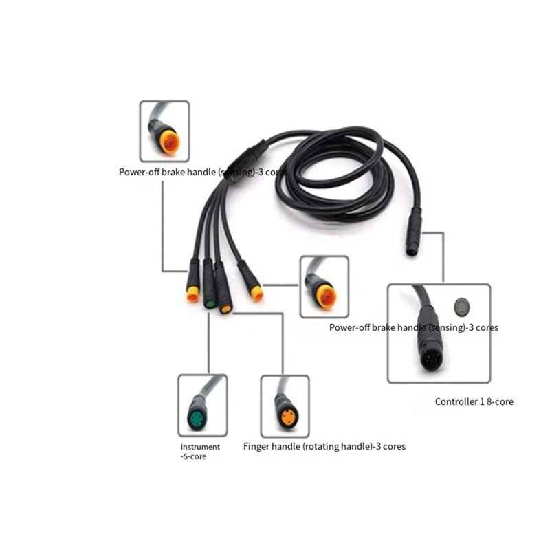 36V 48V 750W E-Bike 25A Sine Wave Brushless Controller Accessory Component With S800 Display E-Bike Light Display