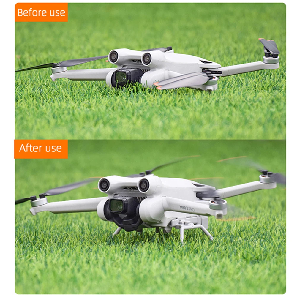 DJI 미니 3/3 프로 드론용 랜딩 기어, 확장 지원 다리, 미니 3 액세서리용 접이식 경량 높이 다리