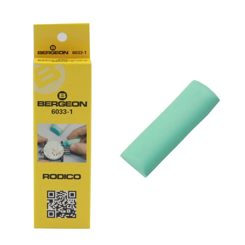 Bergeon 6033 Rodico The Original Green Putty Watch Cleaner for Cleaning Wheel Pivots Hands Watch Repair Tool