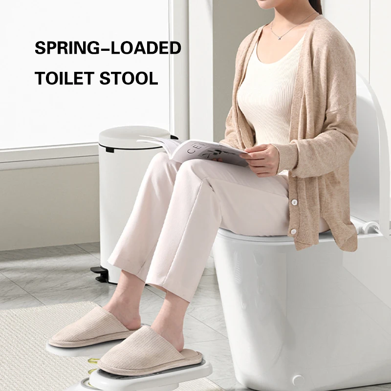 Step To Exercise Toilet Seat Stirrup With Spring Static Pedals Exercise Comforts Prevents Foot Numbness Sport Equipment Fitness