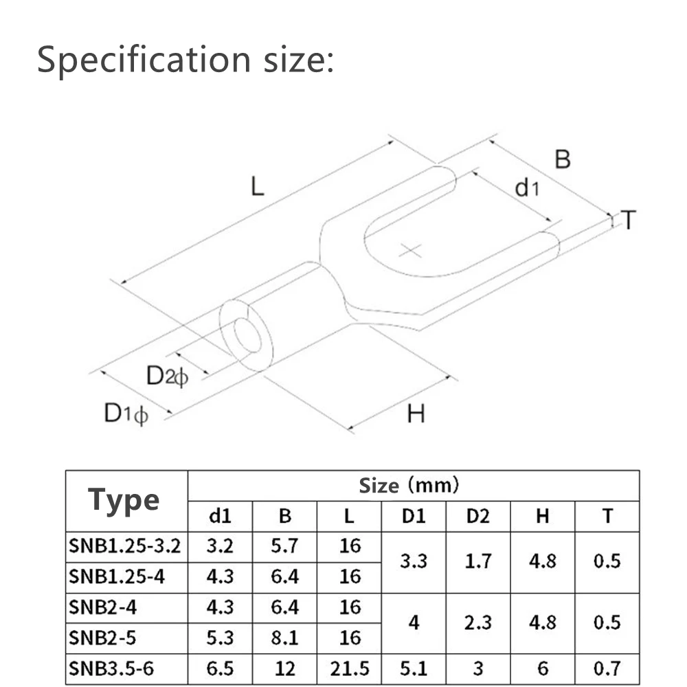 320Pcs Boxed Set Crimp Terminal and Pliers, Cold Pressed Terminal, U Shaped O Shaped Wire Connector 0.5-4mm Square Terminal Tool image 6