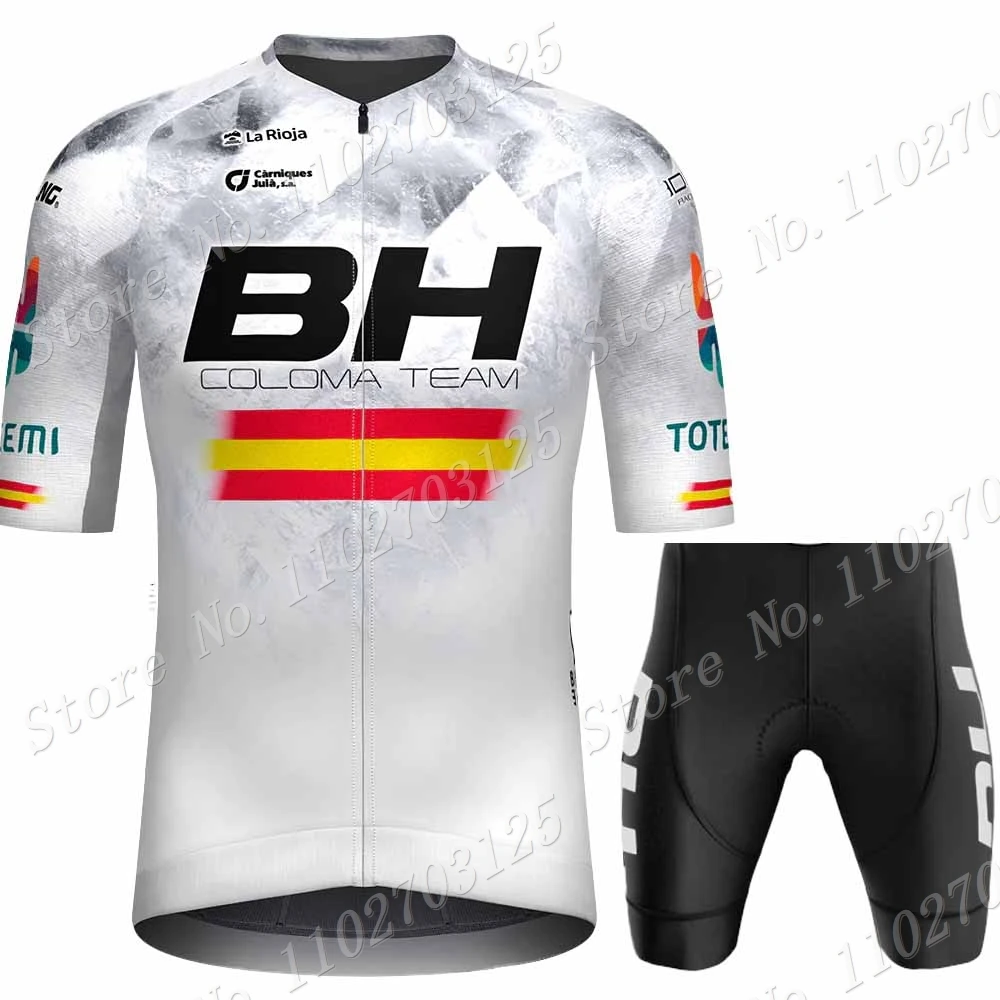 Maillot BH Coloma Team 2024 Cycling Jersey Set Mens Short Sleeve Red Clothing Road Bike Shirts Suit Bicycle Bib Shorts MTB Wear