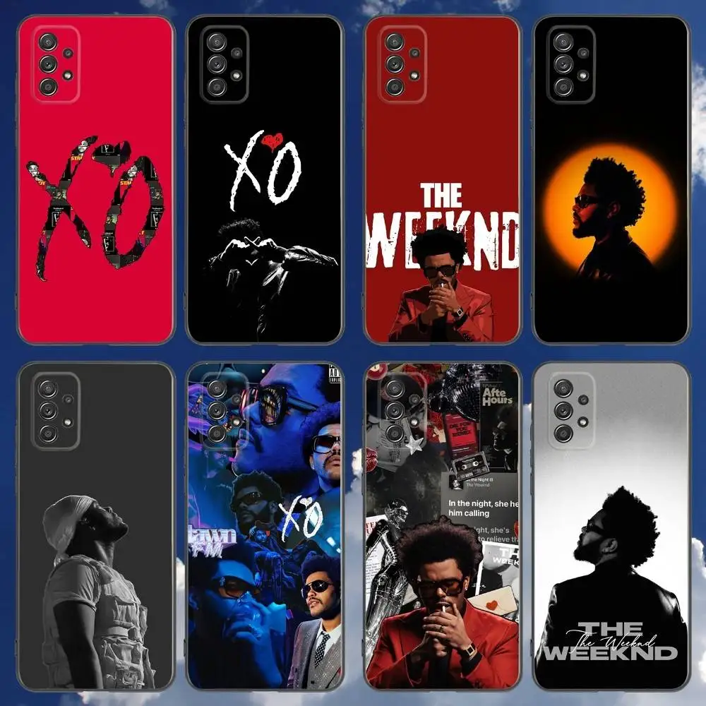 

The W-Weeknd Phone Case For Samsung Galaxy A 91,80,73,72,71,53,52,51,22,5G Shockproof Soft Black Cover