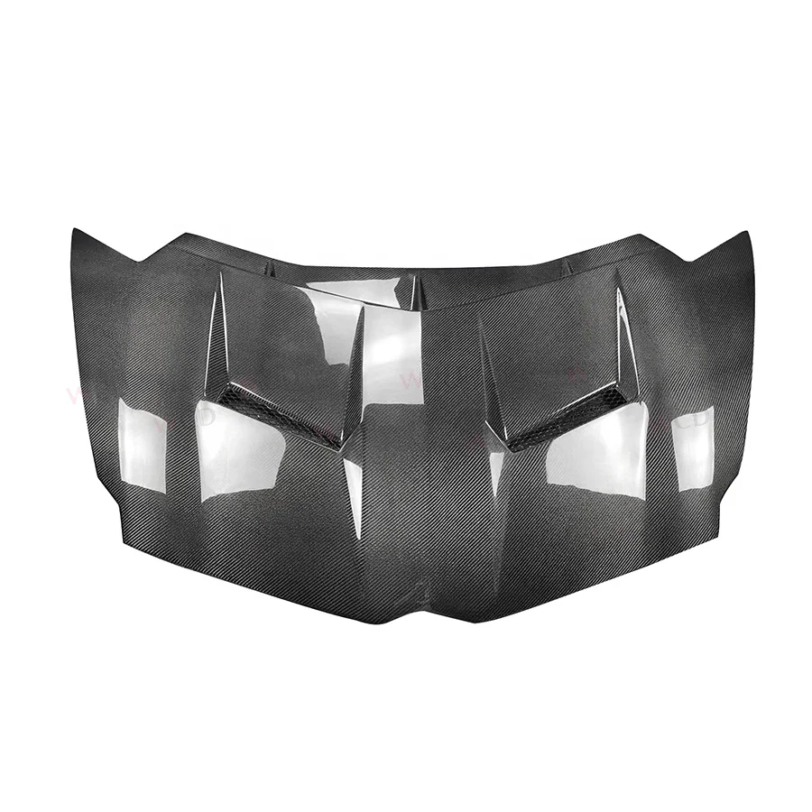 M Style Carbon Fiber Front Hood Vent Cover For LP700 LP720 LP750 Lamborghini Aventador Engine Hood Bonnet