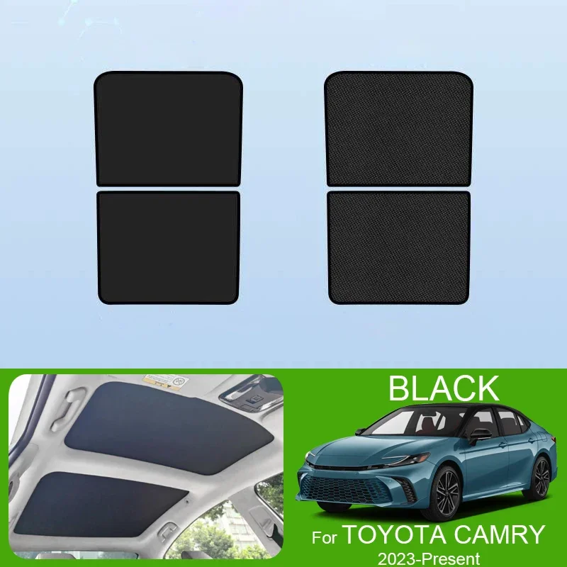

For Toyota CAMRY 2024-Present Car Sunroof Sunshade Cover Colorful Ice Nano Heat Insulation Skylight Anti-UV Auto Accessories