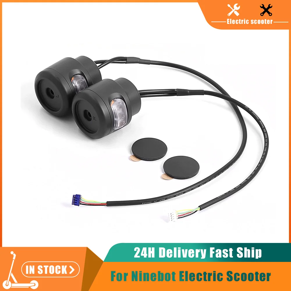 Clignotant d'origine pour scooter électrique, Ninebot Segway E2/E2 Pro, queue de poignée, pièces, accessoires