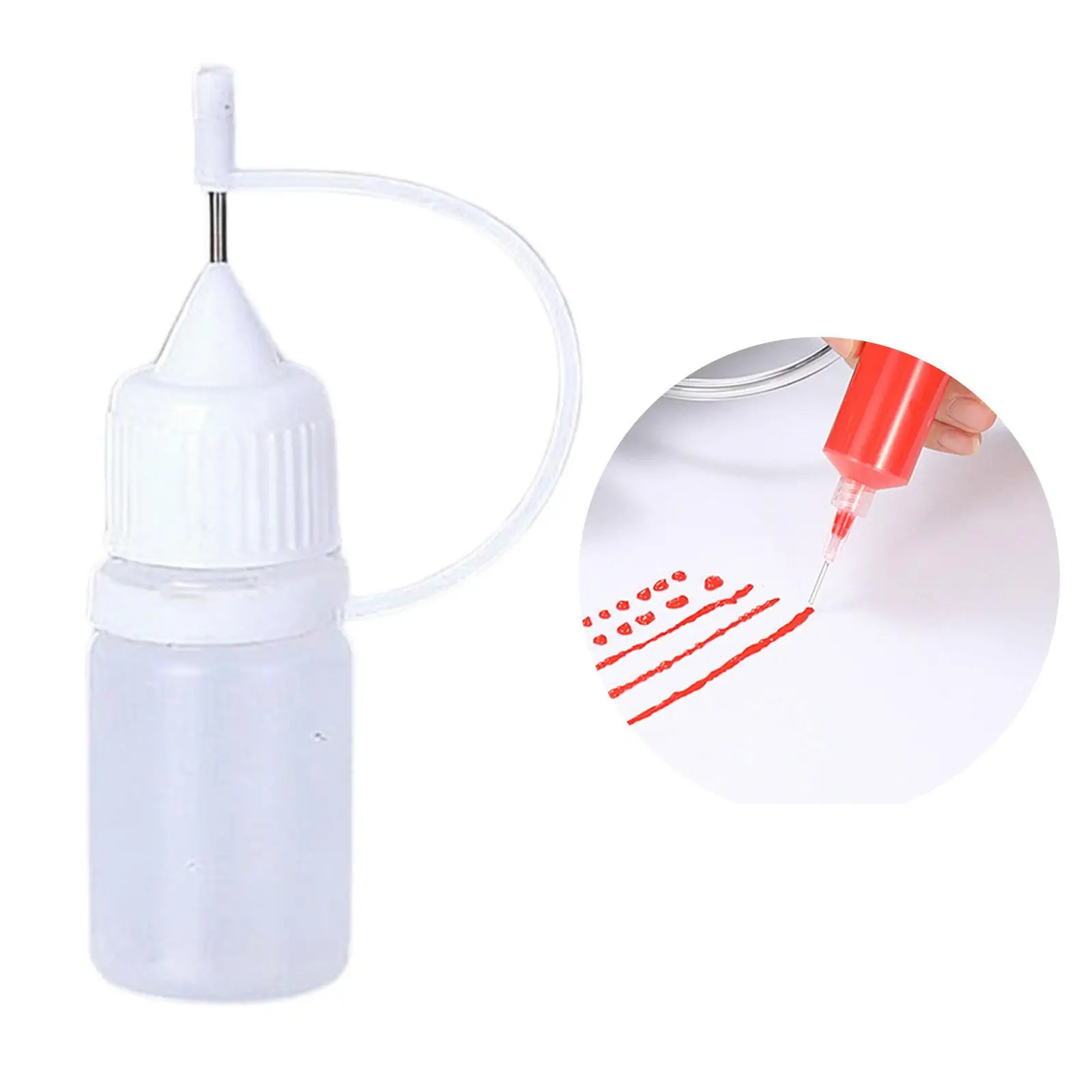 Pin Tip Applicator Squeeze Bottles for DIY Beads Kit Handmade Bracelet Craft Supplies Tool
