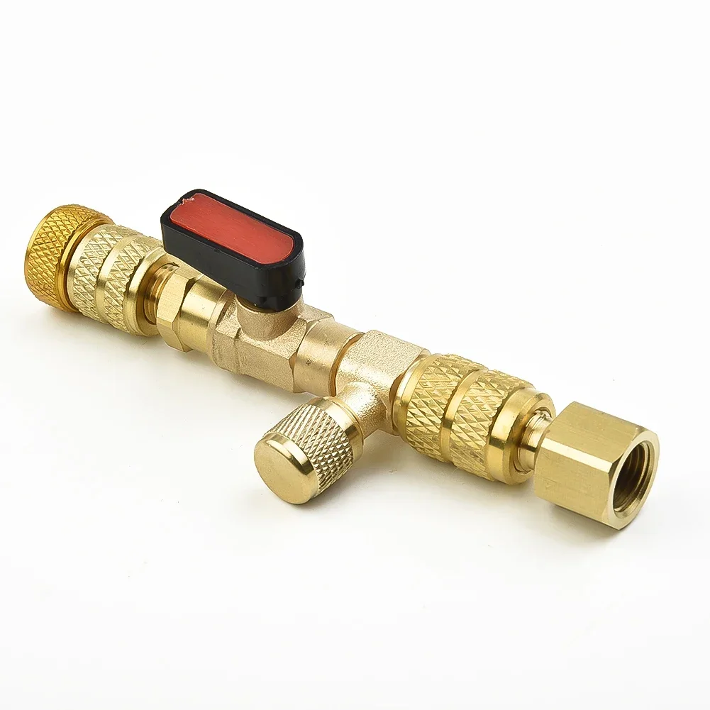 

1 Set HVAC Valve Installer Tool 4x HVAC High Quality Repairing Replacement Valve W/ Valve 5/16"&1/4" Installation Tool