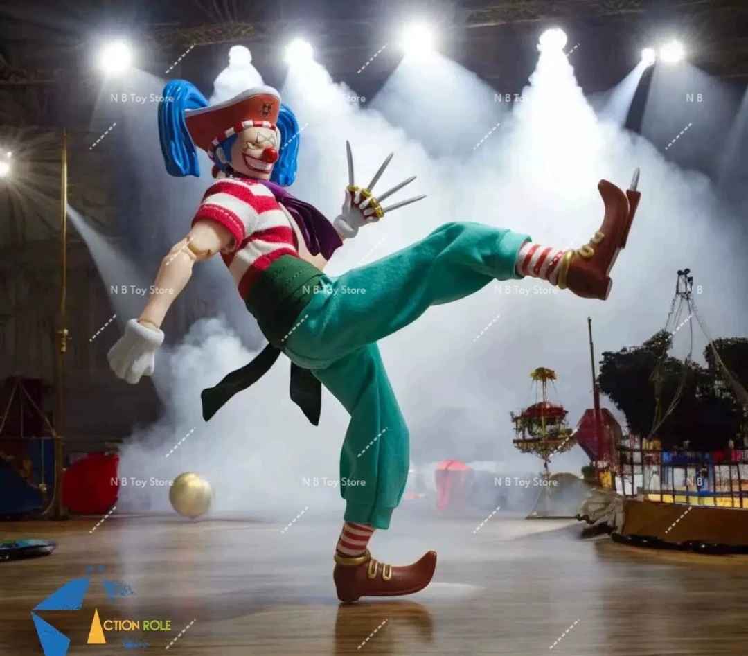 في المخزون عمل دور 1/12 SHF قطعة واحدة عربات التي تجرها الدواب المهرج المهرج المهرج أنيمي عمل أرقام اللعب نموذج البلاستيكية هدية جامع