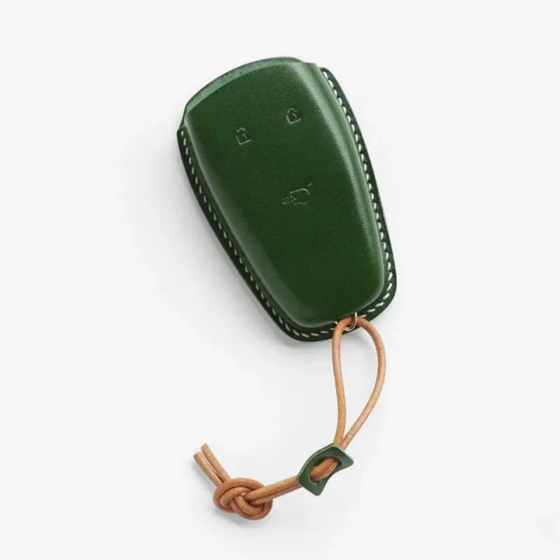 for Changan Yidong CS75 CS95 Key Bag Genuine Leather Handmade Personalized Simple Texture Key Cover Customized