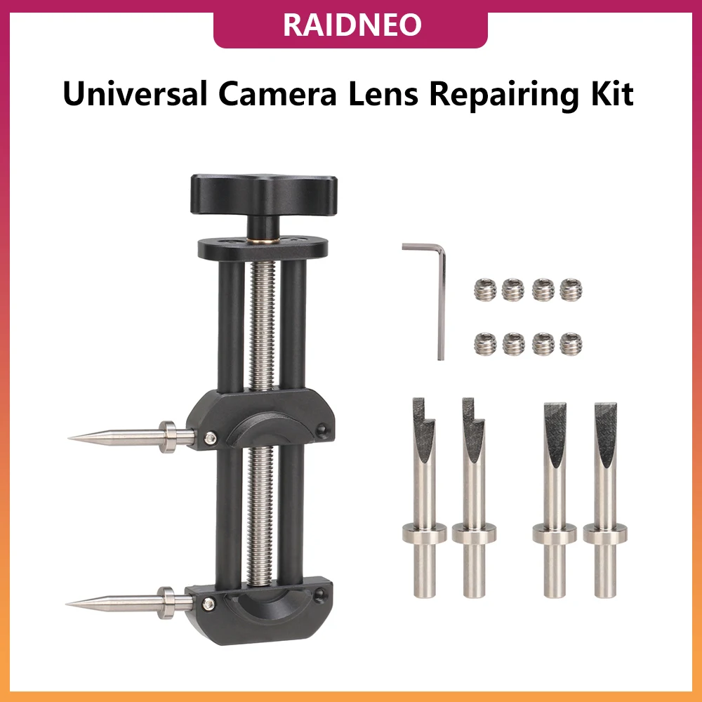 

Universal Camera Lens Opening Repairing Tool Kit 10mm-130mm Lens Filter Disassemble Wrench Open Tool Set