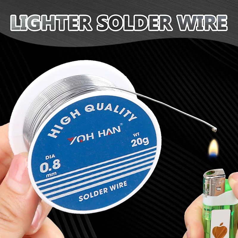 1 PCS Low Melting Point Solda Fio E Flux Soldagem Acessórios LED Wire Connector Tin Liquid Solder Circuit Board Solder Wire