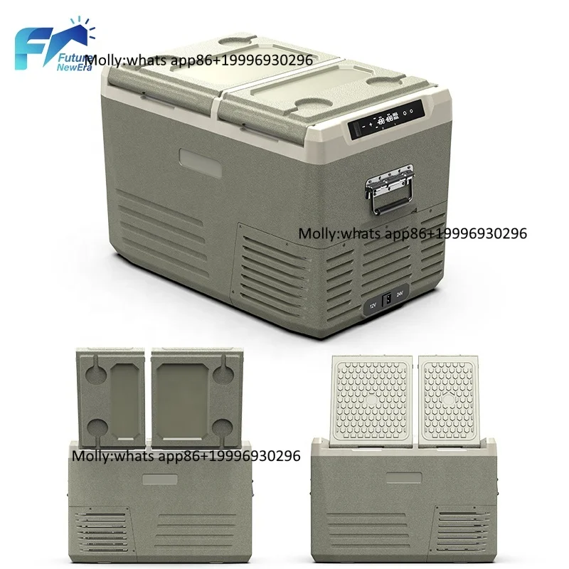 35L Mini Fridge Home Cold Drink Electric Cooler Box Ac Dc 12V Portable Mobile Car Refrigerator