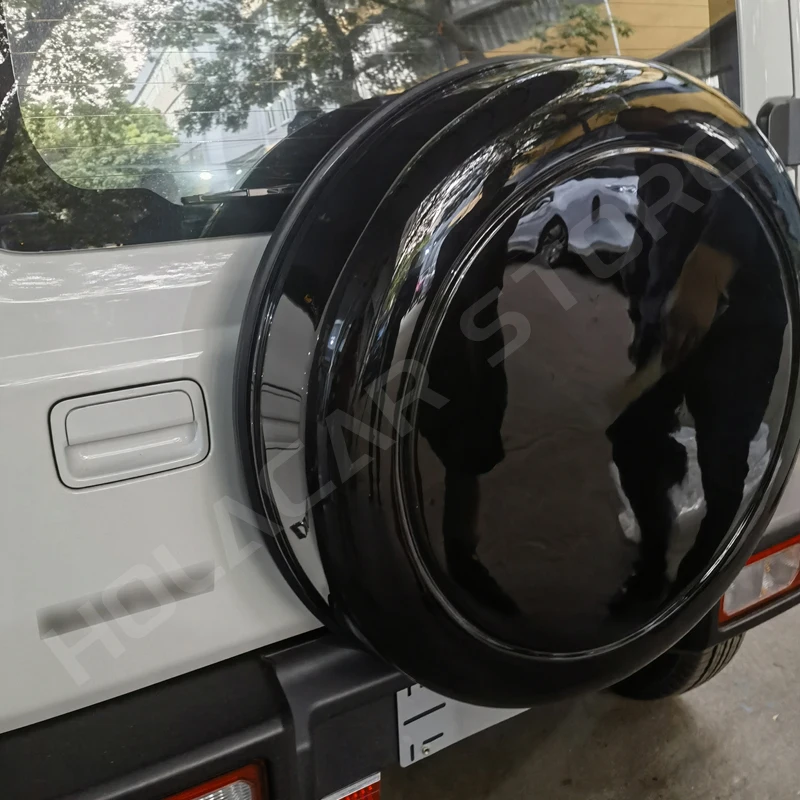 Car Spare Wheel Cover with Decal Sticker for Suzuki Jimny JB64 JB74 2019 2020 2021 2022 2023 Spare Wheel Cover Protection Cap