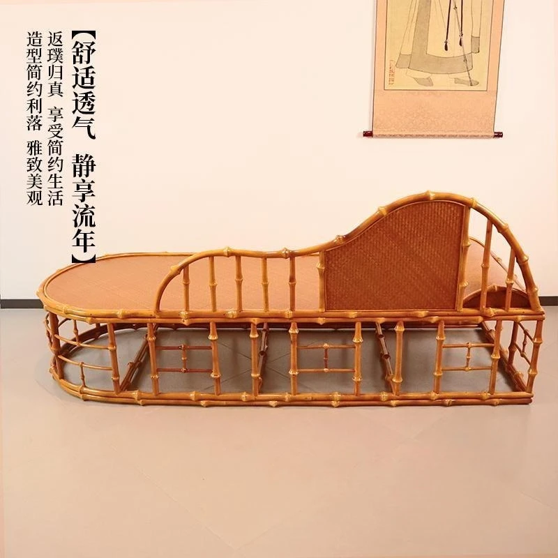 bamboo furniture concubine couch sand bamboo concubine reclining chair sofa chair bed couch living room arhat bed lying