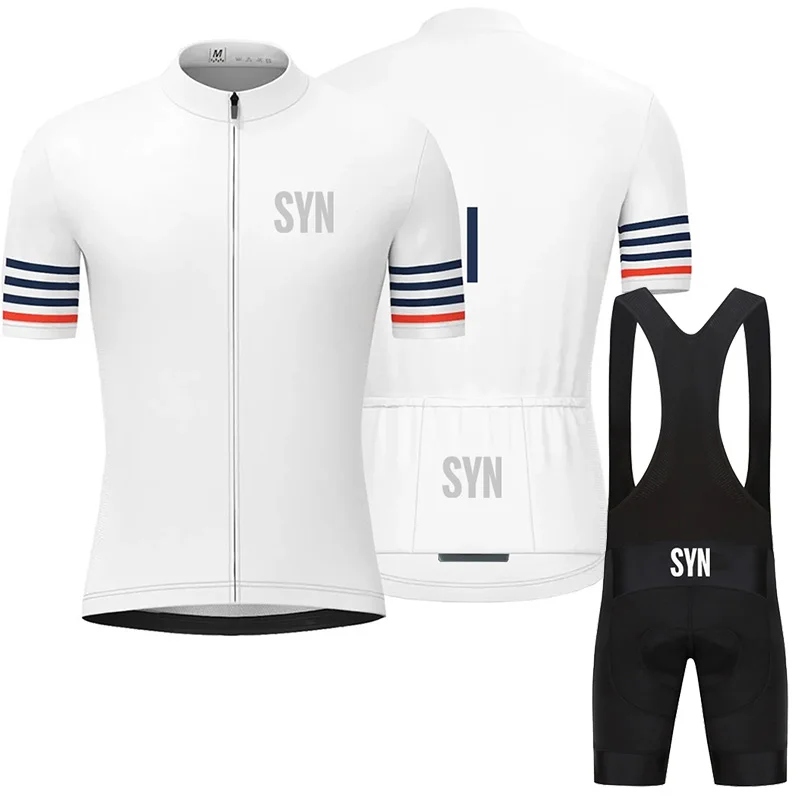 SYN BIEHLER  2024 Men Summer Short Sleeve Cycling Jersey Set MTB Maillot Ropa Ciclismo Bicycle Wear Breathable Cycling Clothing