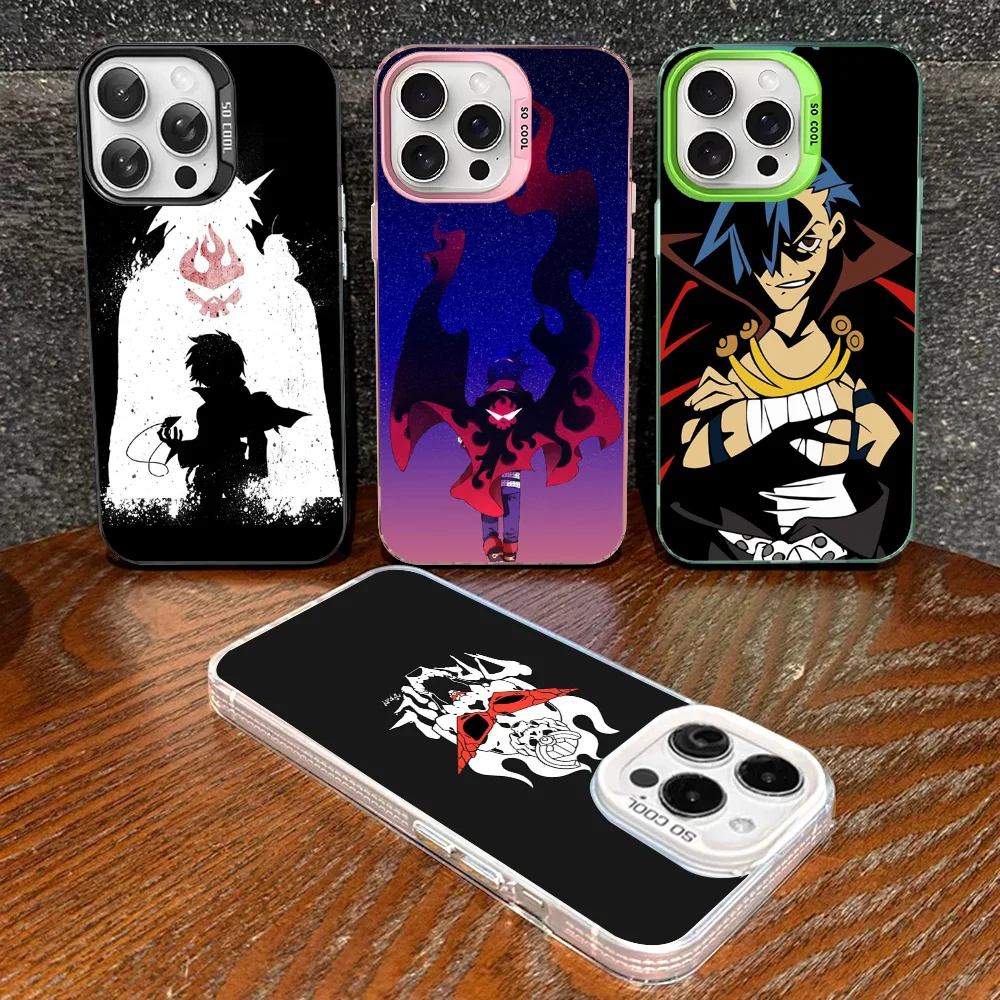 

Tengen Toppa Gurren Lagann Phone Case For IPhone 16 15 14 13 12 11 Pro Max X XR XSMAX 8 7 Plus Matte Shockproof Back Cover