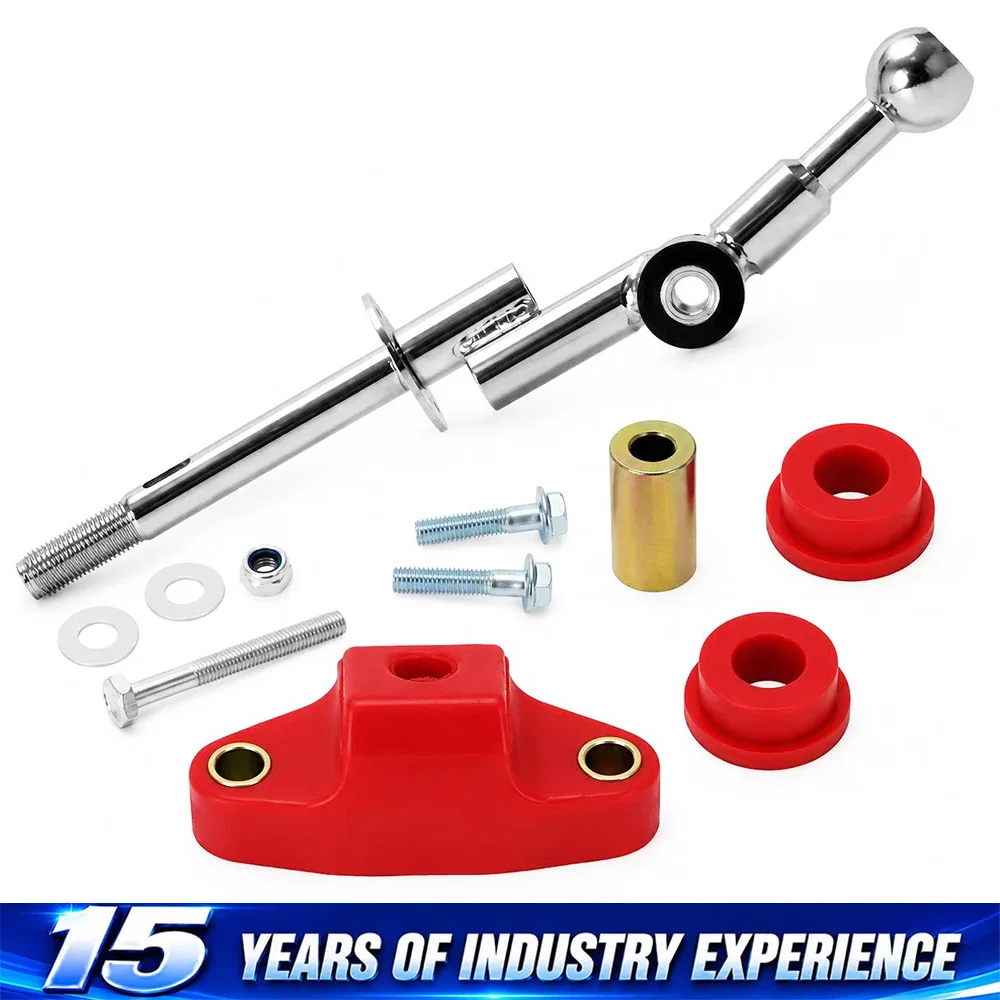 6-Speed Steel Short Throw Shifter & Bushing Kit quick shift for Subaru Impreza WRX STI 3rd 2004-2017 6-Speed Manual GE GH GR GV