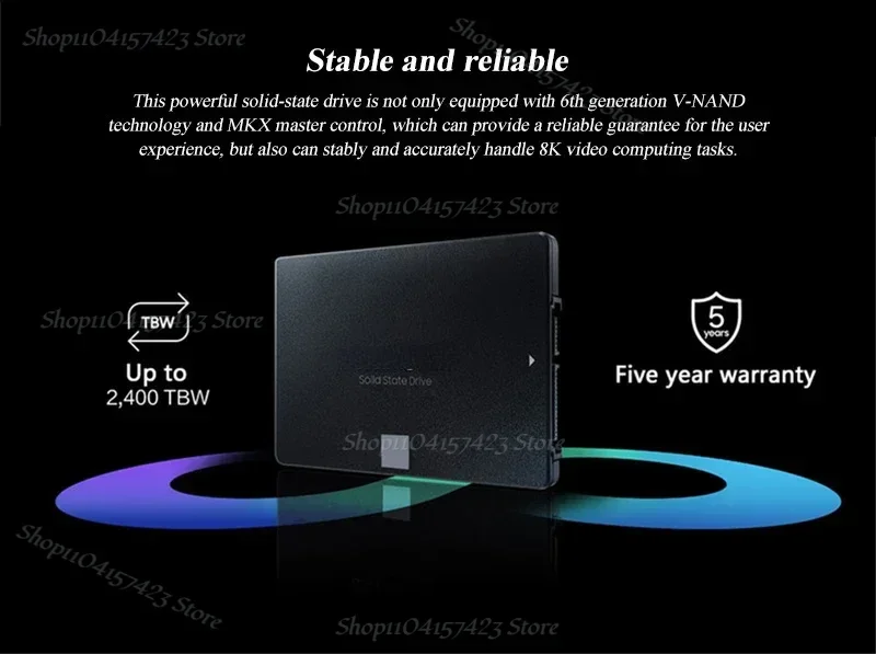 2025 New Original 8TB SSD 870EVO 1TB 2TB 4TB Internal Solid State Disk HDD Hard Drive SATA3 2.5 inch Laptop Desktop PS5 PC MLC