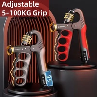 5-100KG Grip Strength Gym Wrist Expander Hand Strengthener Adjustable Muscle Recovery Fitness Exercise Device For Rehabilitation