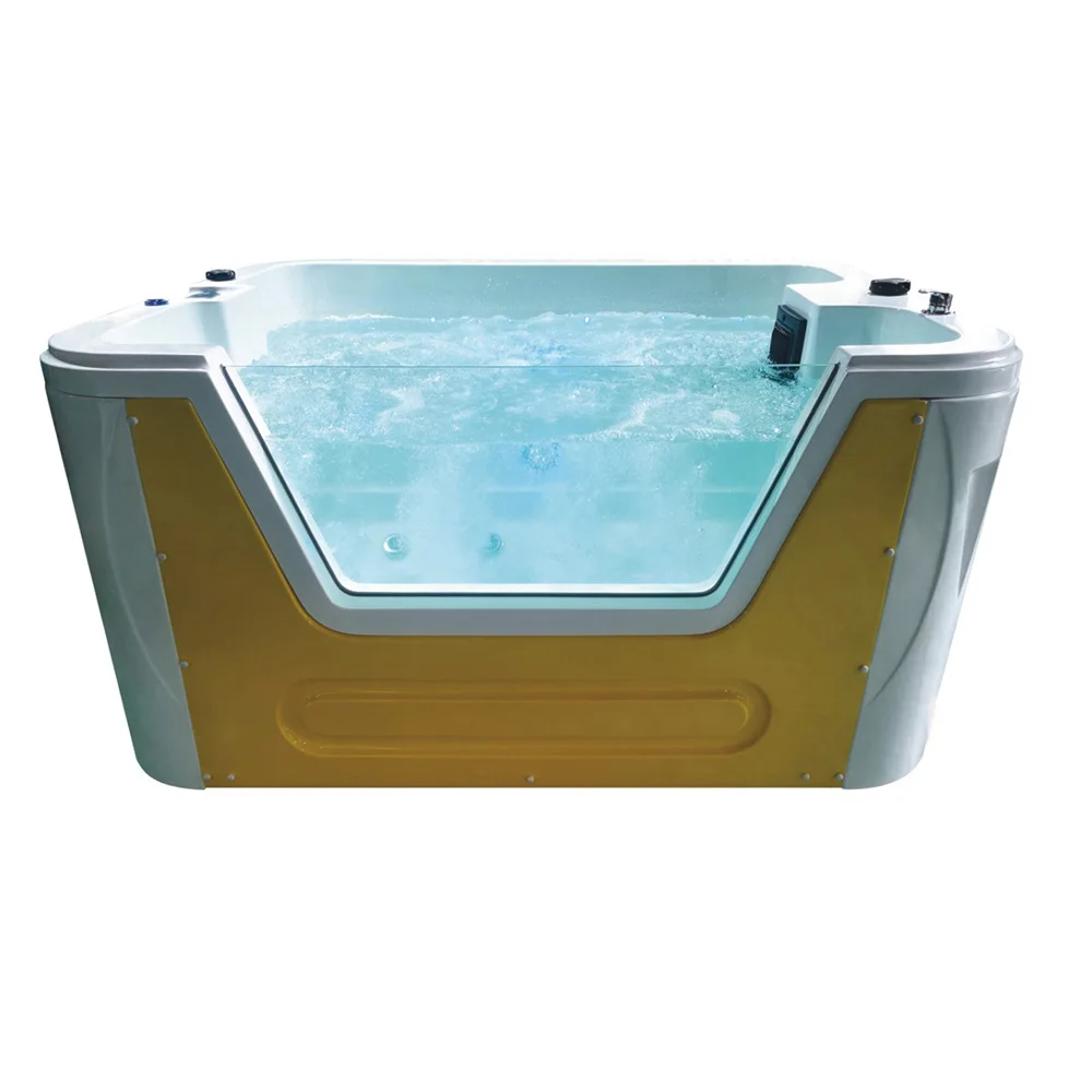 

Manufacture Massage Big Spa Bubble Yellow Big Bathtub Swimming Pool Baby Bathtub