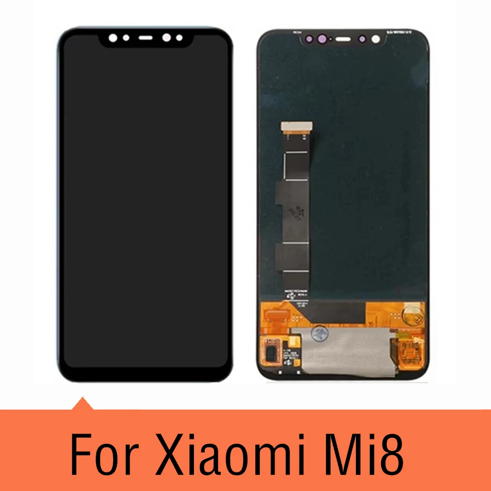 6.21inch AMOLED Mi8 For Xiaomi Mi 8 M1803E1A LCD Display Touch Screen Digitizer Screen Repair