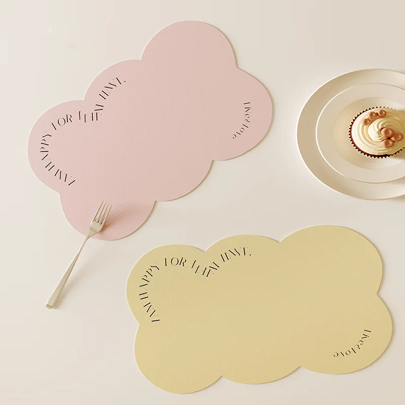 Dopamin-Esszimmer-Tischsets, ölbeständig, wasserdicht, PU-Leder, 3 mm Tischset, hitzebeständig, Küchengeschirr, Bistro, Bar, Zuhause