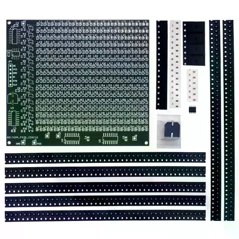 

SMD Dot Matrix Advertising Screen Welding Practice Kit 0-9 Digital Display Fun DIY Electronic Kit Soldering Practice