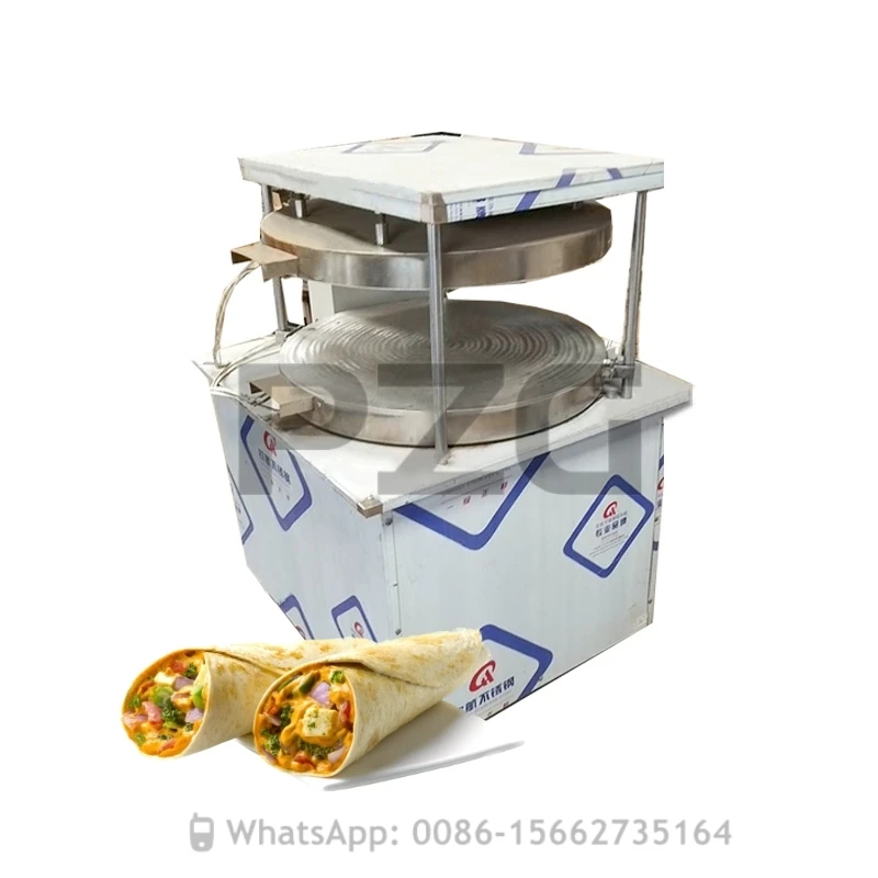 

Hydraulic Automatic Corn Tortilla Maker Chapati India Roti Pancake Pizza Dough Pressing Machine