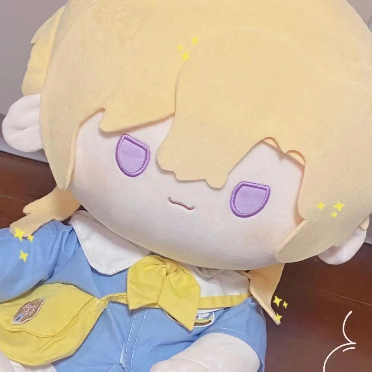 Anime Honkai: Star Rail Aventurine Property Cosplay Cartoon Big Cotton Plush Doll Sitting Position Cushion Britbday Xmas Gift