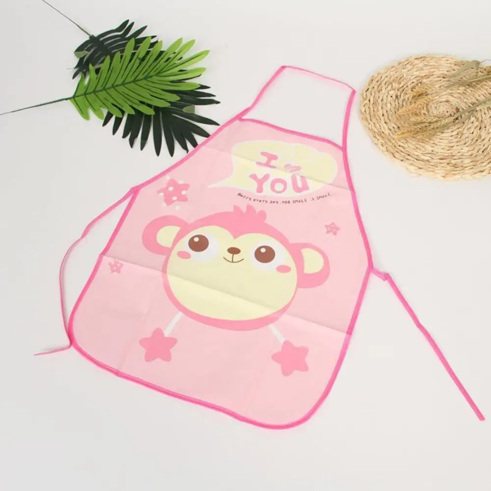 New Waterproof Apron Antifouling Gown Bib Cartoon Kitchen Painting Smock Apron for Child Household Cleaning Tools & Accessories - view 2