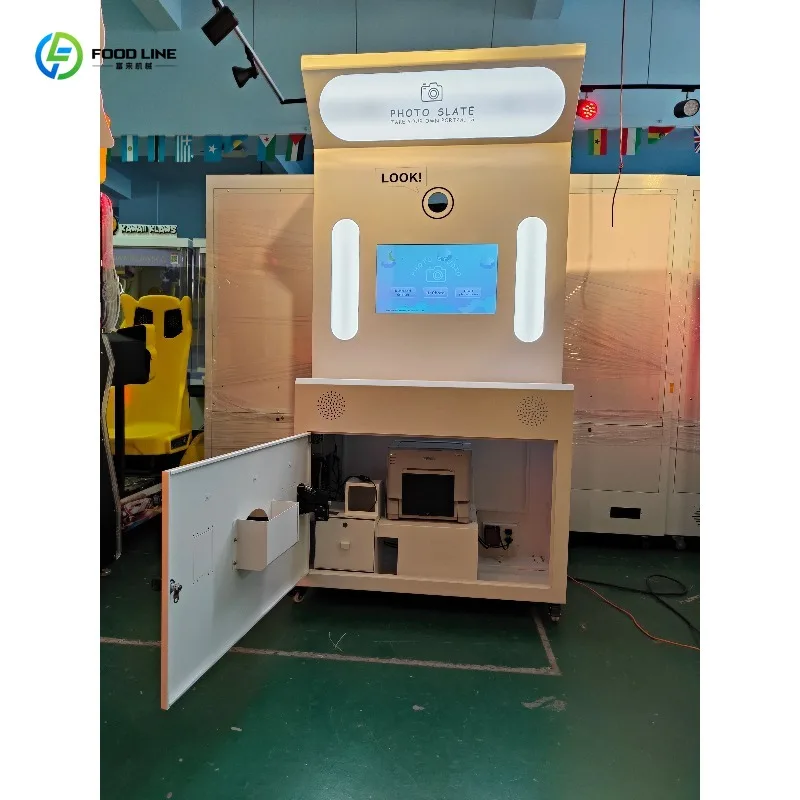 Customized Customize Selfie Photo Booth Shell Automatic Print Kiosk Enclosure HOT SALE Selfie Machine