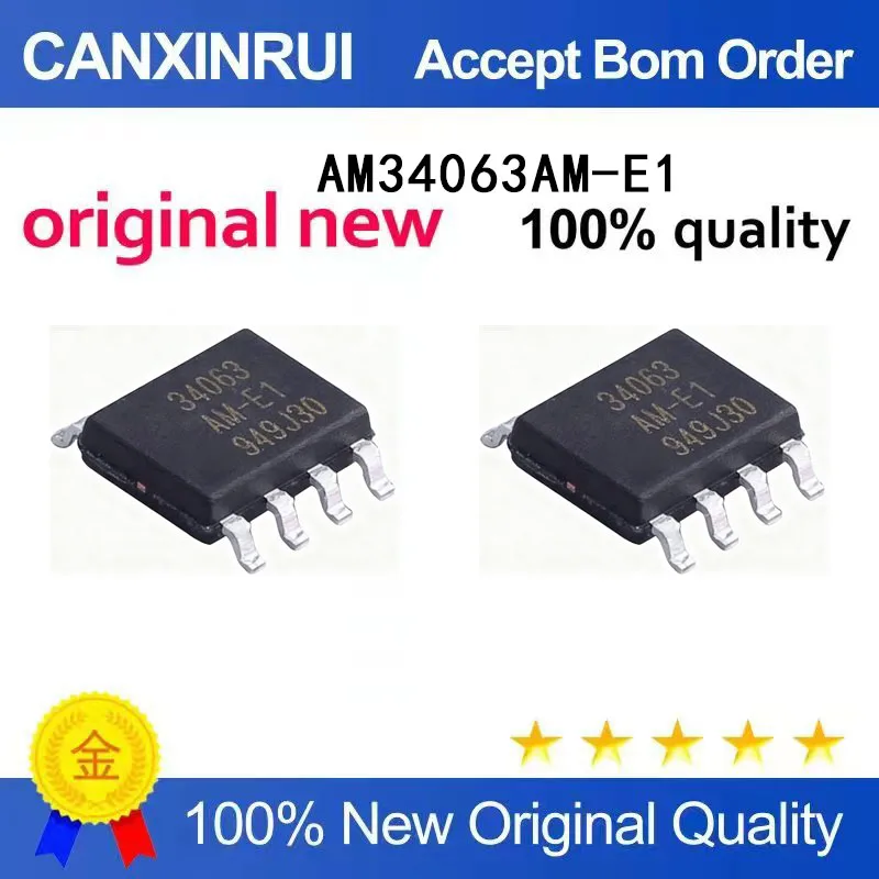 (5-100 Pieces) Brand new stock 34063AM-E1 AM34063AM-E1 34063 SOP-8