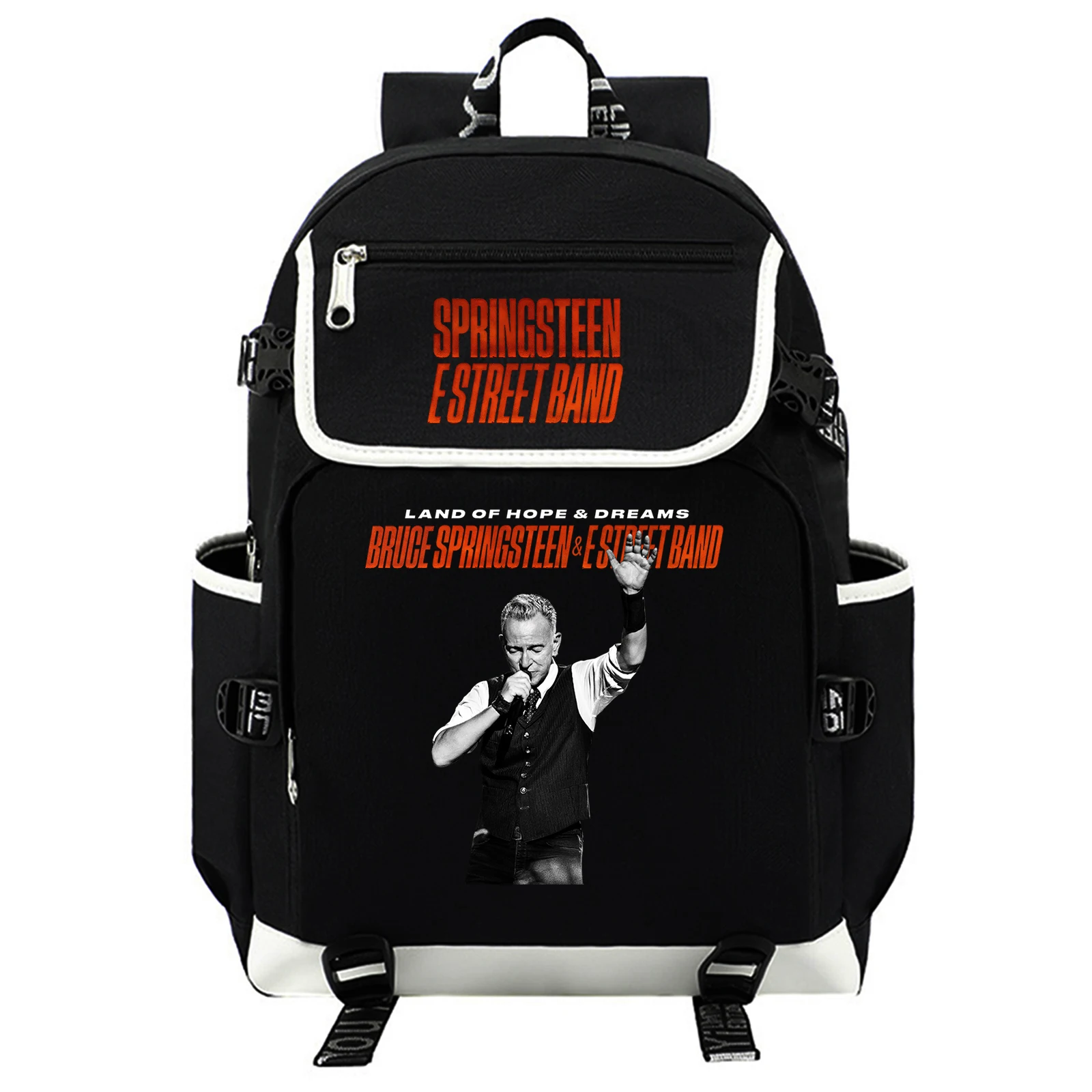 Bruce Springsteen and E Street 2025 Backpack Bookbag Bag Student Teenager Boys Girls Knapsack Schoolbag Rucksack