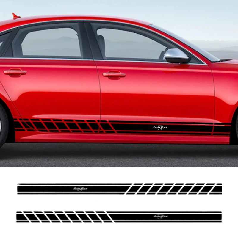 

Наклейки на автомобильные двери, наклейки на талию, 2 шт.