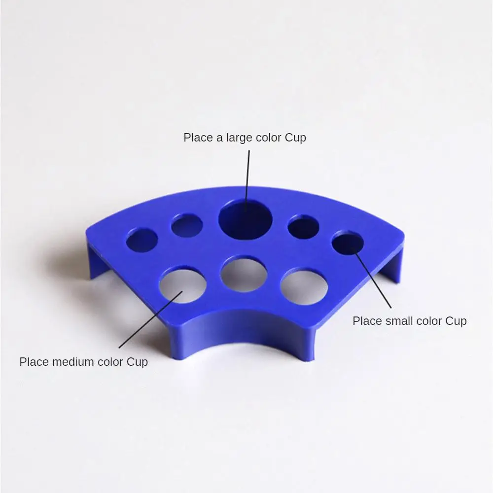 

8 отверстий, держатель для чернил для татуировки, подставка, аксессуары для макияжа, случайный цвет, брикет для пигмента